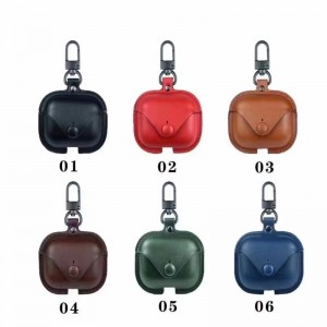 Alkalmas az Apple Airpods Pro 3 védőtokhoz, Bluetooth vezetéknélküli fülhallgató -dobozhoz, tárolódoboz -védő tok, teljesen lefedett és karcolható, olasz bőrbarna